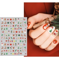 Autocolantes para unhas Pai Natal