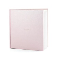Livro de visitas livro de assinaturas rosa pastel