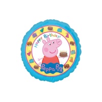 Balão Peppa Pig Happy Birthday 43 cm - Anagrama