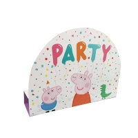Convites de festa Peppa Pig - 8 unid.