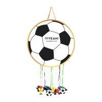 Piñata de futebol em forma de bola de 43 cm