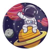 Placas Astronauta 23 cm - 8 unidades