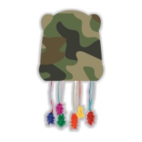 Piñata de camuflagem militar