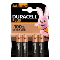 Pilhas alcalinas tipo AA - Duracell - 4 unid.