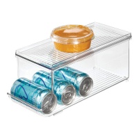 Organizador de bebidas 34,3 x 13,6 x 14,5 cm com tampa