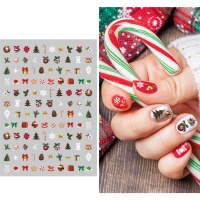 Autocolantes para unhas Árvore de Natal