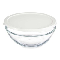 Tupperware de vidro redondo de 1700 ml