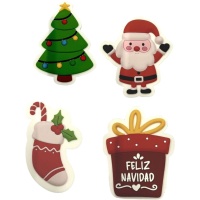 Ímanes com figuras de Natal - 1 peça