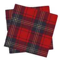 Guardanapos Tartan 16,5 cm - 20 unid.