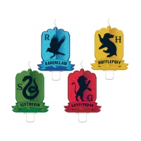 Velas Harry Potter Hogwarts - 4 unidades