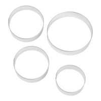 Cortadores de círculos - Wilton - 4 peças