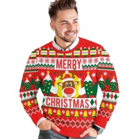 Camisola de Feliz Natal para homem