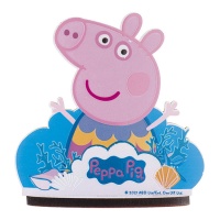 Topo de bolo Peppa Pig 12,5 x 12 cm