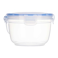 Tupperware de plástico quadrado alto de 1200 ml