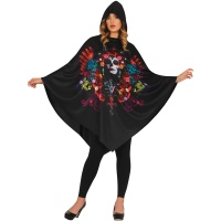 Poncho Catrina para mulher