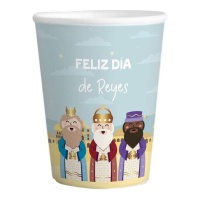 Copos Três Reis Magos azuis 266 ml - 6 unidades