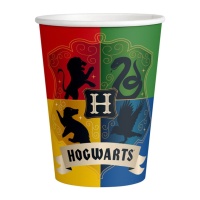 Copos Harry Potter Hogwarts 250ml - 8 unid.