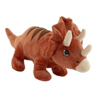 Brinquedo de peluche para dinossauros Triceratops de 37 cm