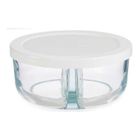 Tupperware de vidro de 785 ml com separador