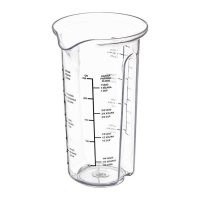 Copo medidor transparente de 0,5 L