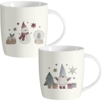 Caneca de Natal vintage 350 ml - 1 peça