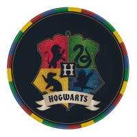 Pratos Harry Potter Hogwarts 23cm - 8 peças