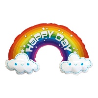 Balão arco-íris Happy Day 99 x 35 cm