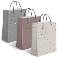 Saco de oferta 32 x 26 x 10 cm em papel Basics - 1 unid.