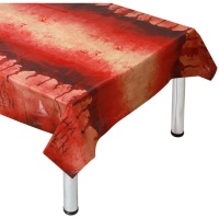 Toalha de mesa de sangue 1,83 x 1,32 cm