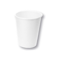 Copos de cartão branco de 500 ml - 8 unid.