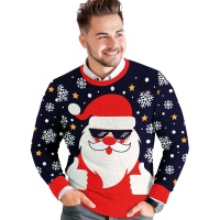 Camisola de Natal do Pai Natal para homem