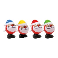 Figuras do Pai Natal saltador 6,5 cm - 1 peça