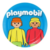 Pratos Playmobil 18 cm - 8 unidades