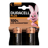 Pilhas Alcalinas Tipo C - Duracell - 2 unidades