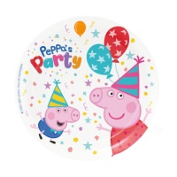 Pratos de festa Peppa Pig 18 cm - 8 unid.