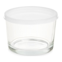 Tupperware de vidro redondo de 200 ml