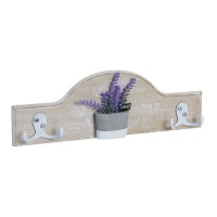 Bengaleiro lavanda com 2 cabides - Dcasa