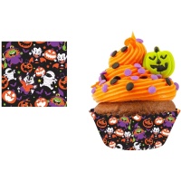 Happy Halloween Cupcake Cápsulas - 50 unidades