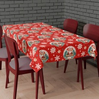 Toalha de mesa de Natal 2,74 x 1,37 cm