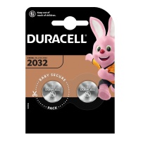 Pilhas Alcalinas Tipo Botão CR2032 - Duracell - 2 unidades