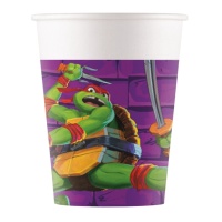 Copos Ninja Turtles Lilás 200ml - 8 unid.