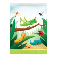 Sacos de papel com insectos - 8 peças