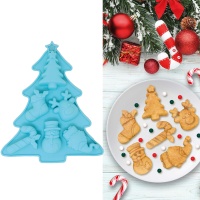 Molde de silicone para árvore de Natal 23 x 20 cm