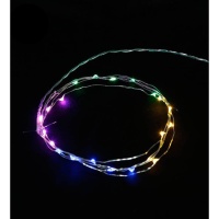 Grinalda de luzes multicoloridas de 5m - 50 leds