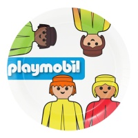 Pratos Playmobil 23 cm - 8 unid.