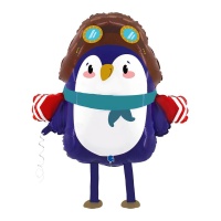 Balão de passeio Aviador Pinguim 69 cm - Grabo