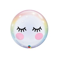 balão sleepy eyes clouds orbz 56 cm - Qualatex