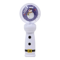 Bola de boneco de neve com led de 21 cm