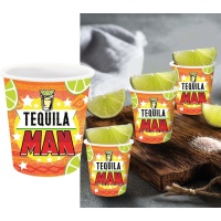 Copos de shot Tequila Man - 3 unid.