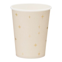 Copos de 220 ml de estrelas Vintage - 6 unidades